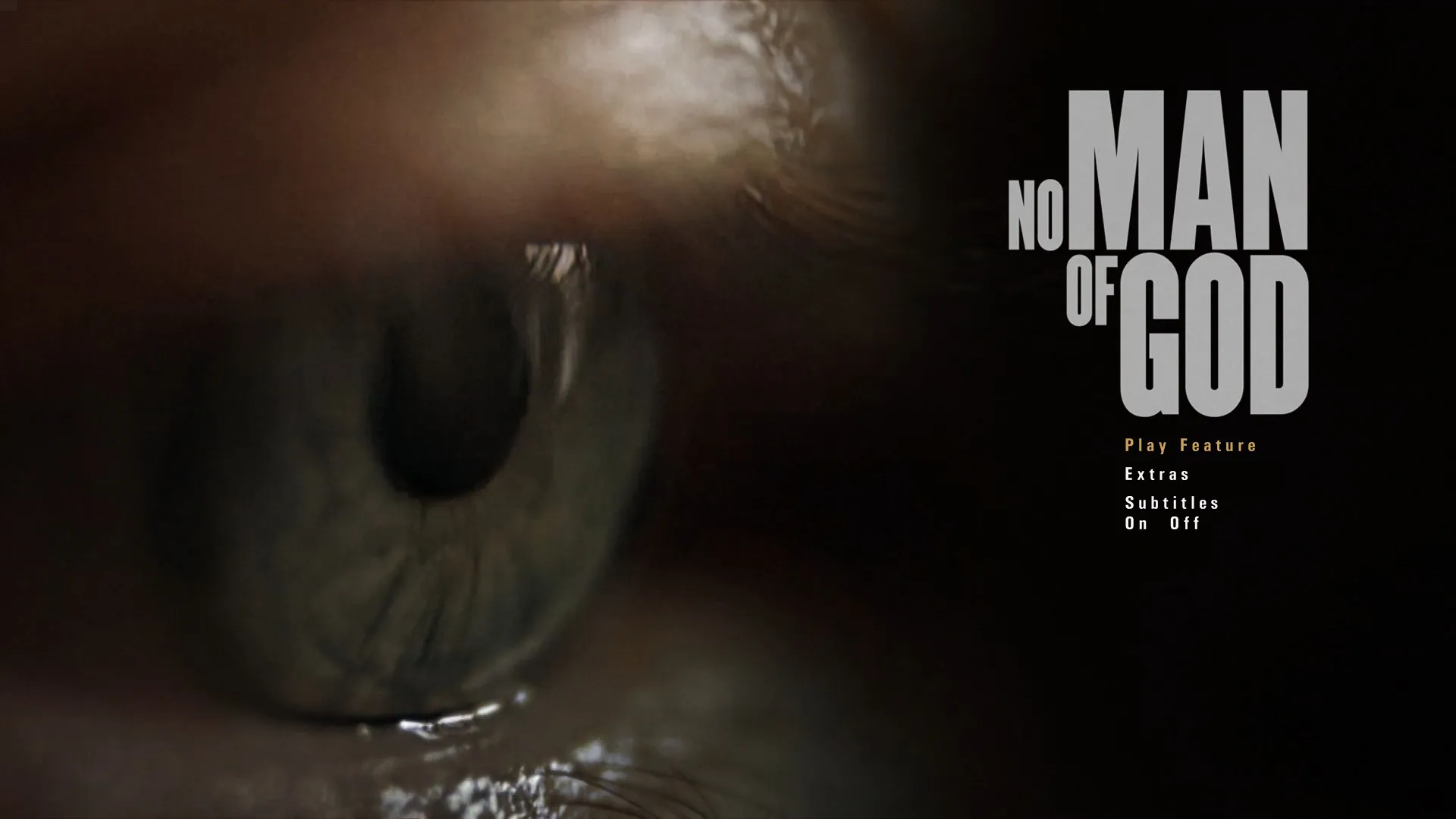 No Man of God Blu-ray Menu