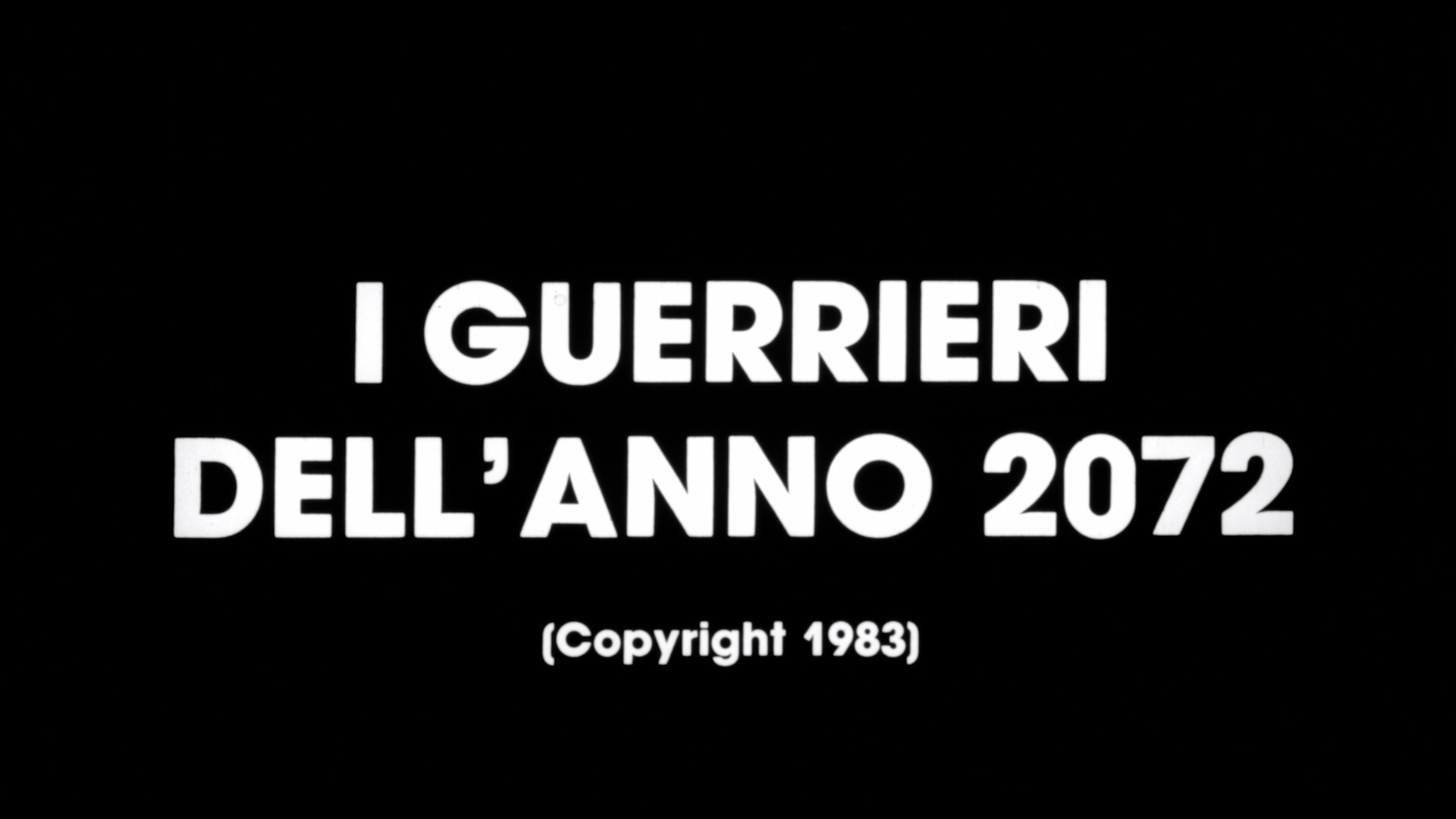 Warriors of the Year 2072 cap 1