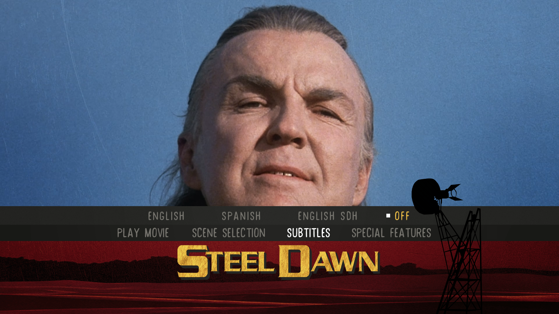 Steel Dawn subtitles menu