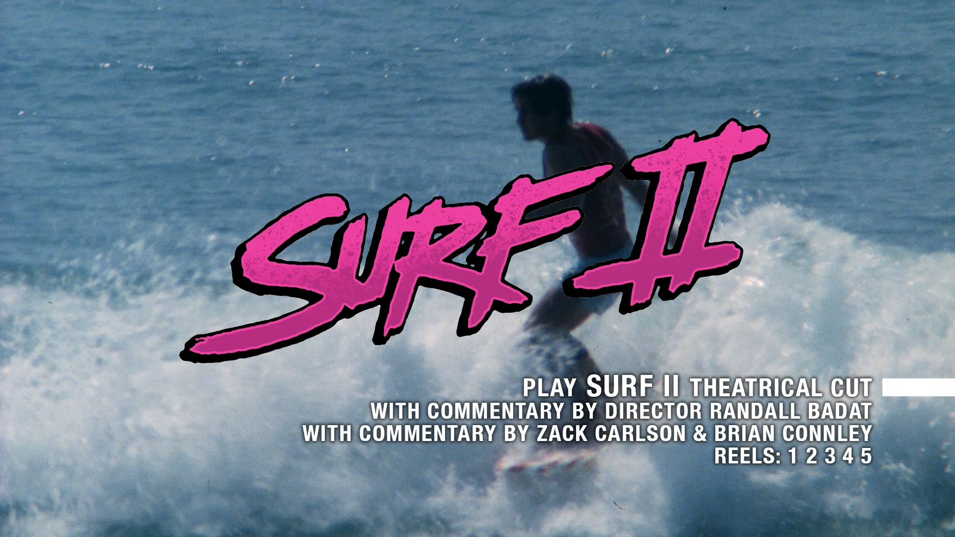 Surf II theatrical cut Blu-ray menu