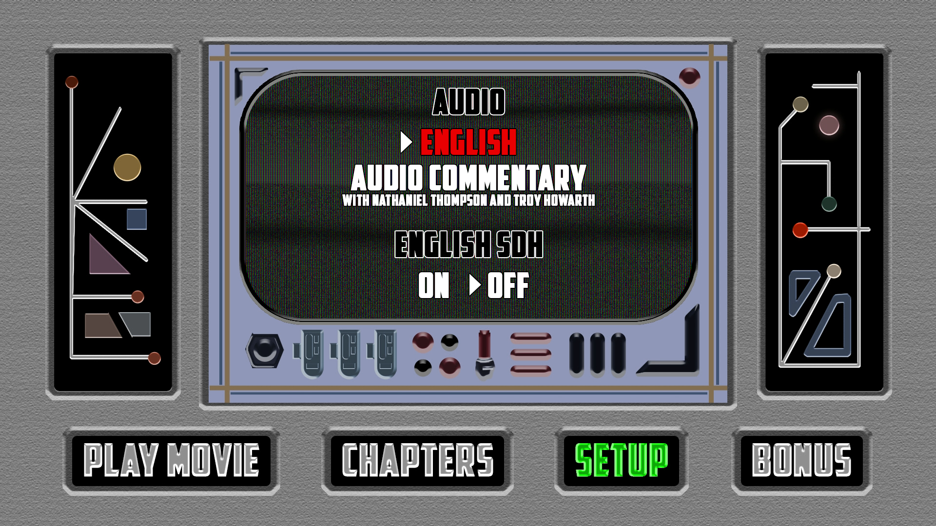 Warriors of the Year 2072 setup menu