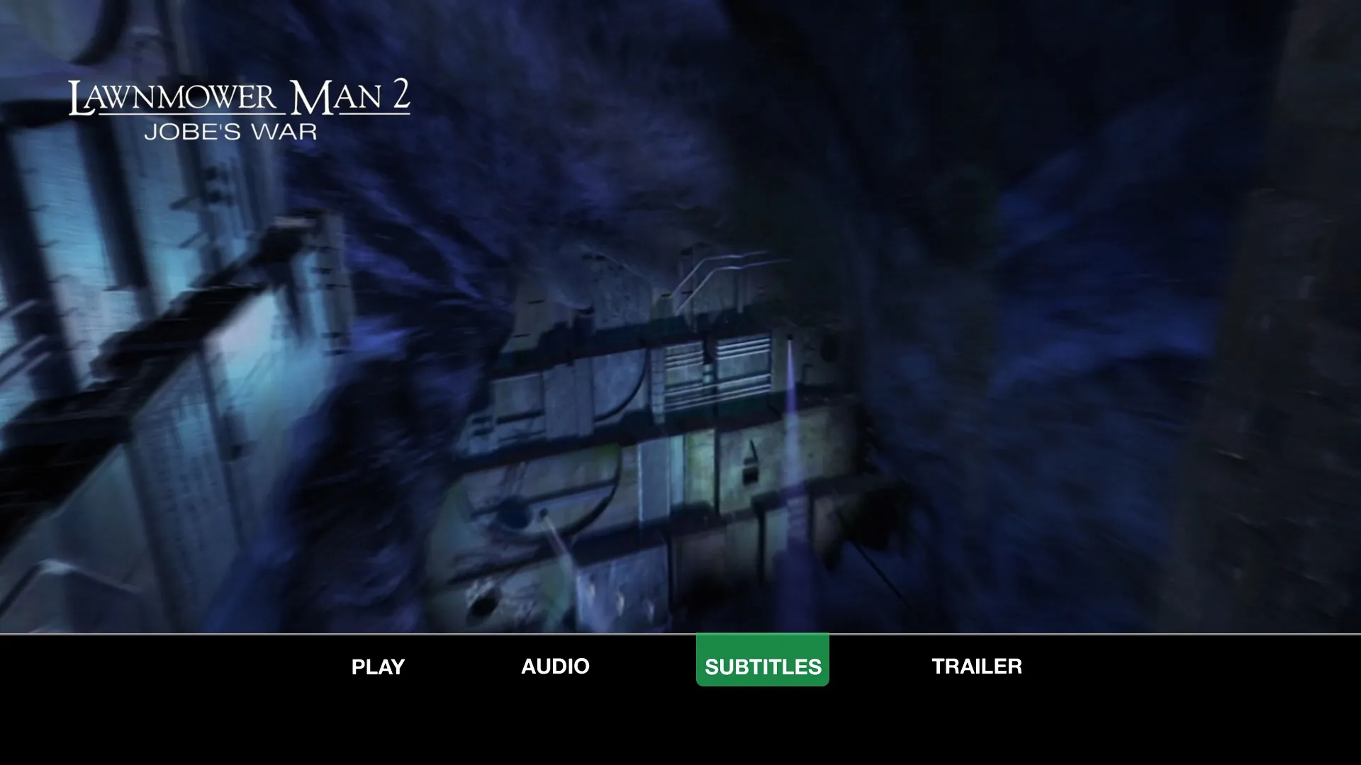 Lawnmower Man 2 Blu-ray Menu