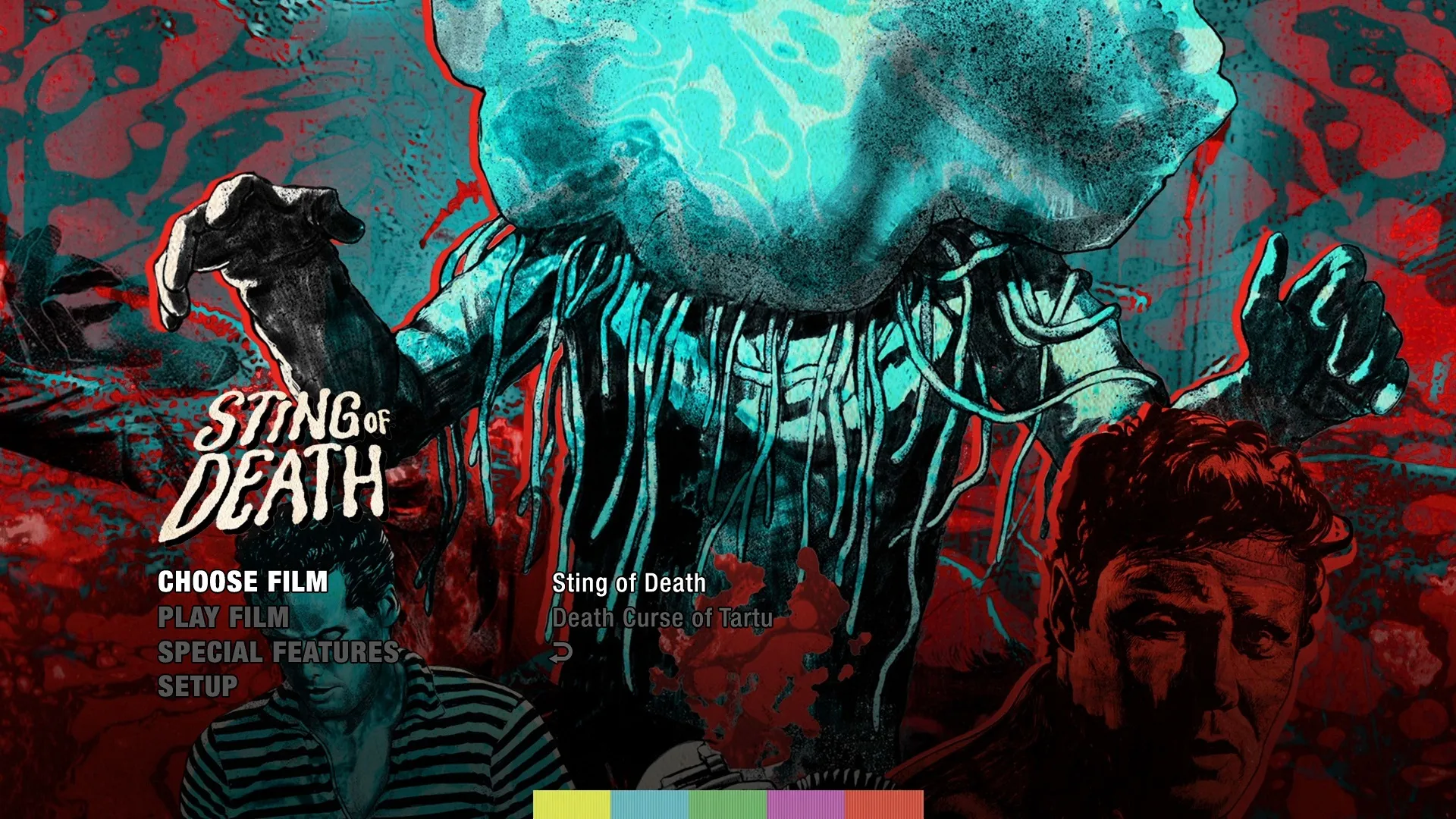 Sting of Death Blu-ray Choose Film Menu