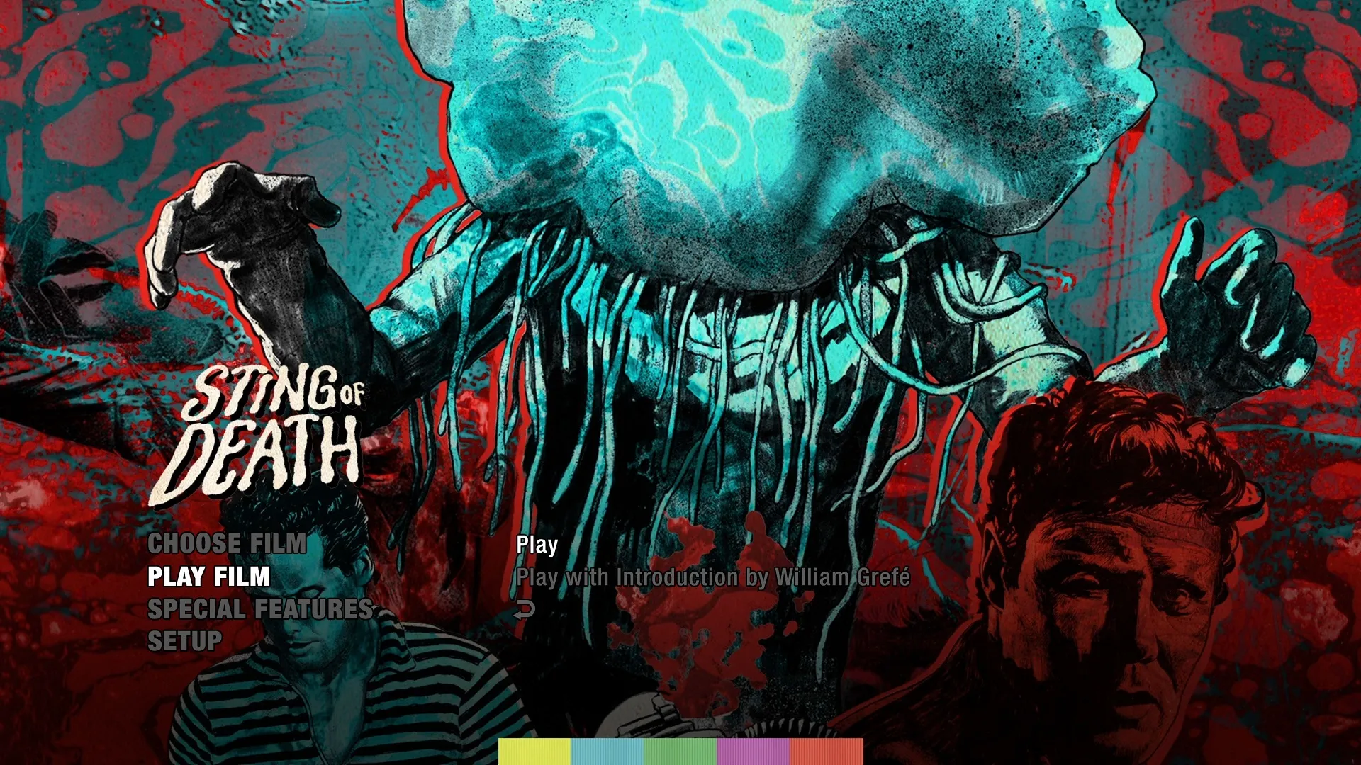 Sting of Death Blu-ray Play Film Menu