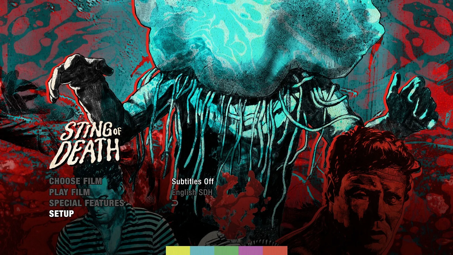 Sting of Death Blu-ray Setup Menu