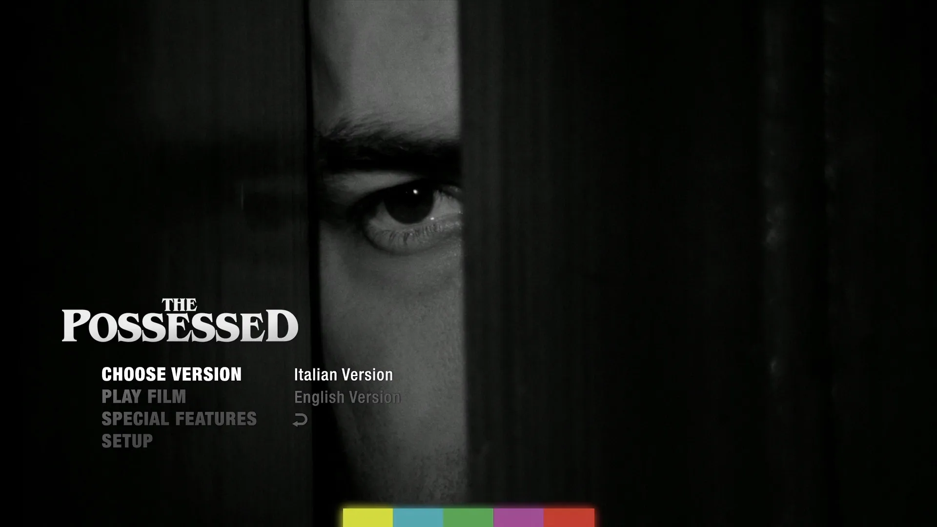 The Possessed Blu-ray Menu