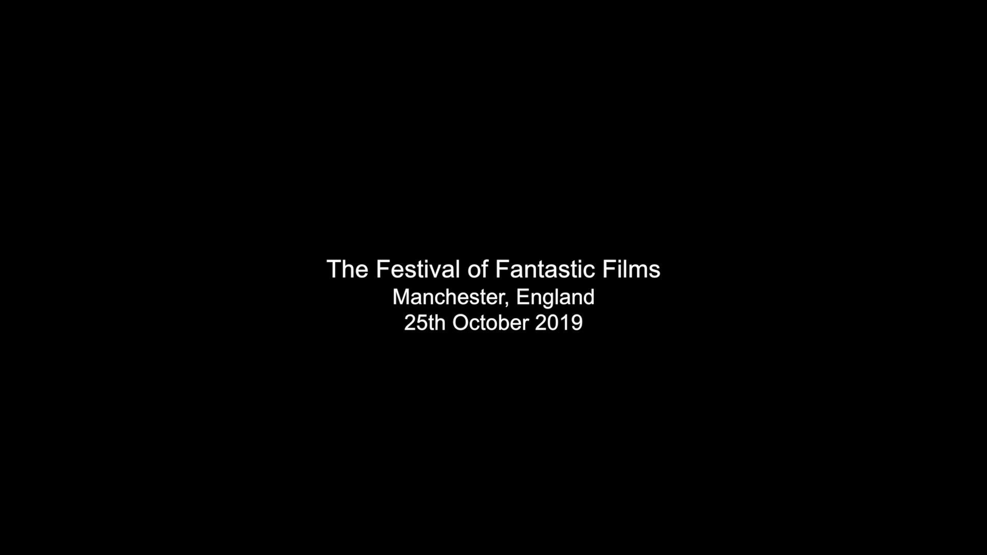 Stivaletti Q & A at the 2019 UK ‘Festival of Fantastic Films’