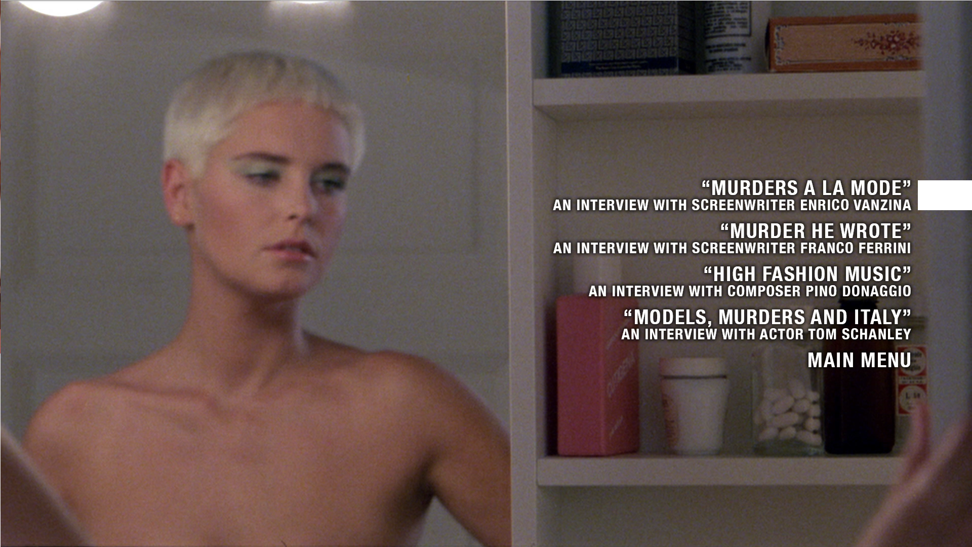 Nothing Underneath extras menu