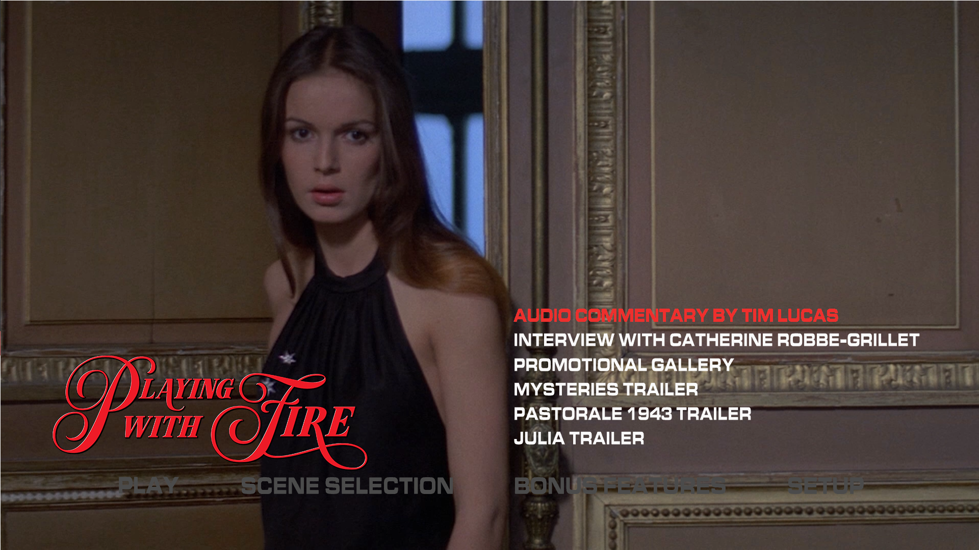 Playing with Fire extras menu