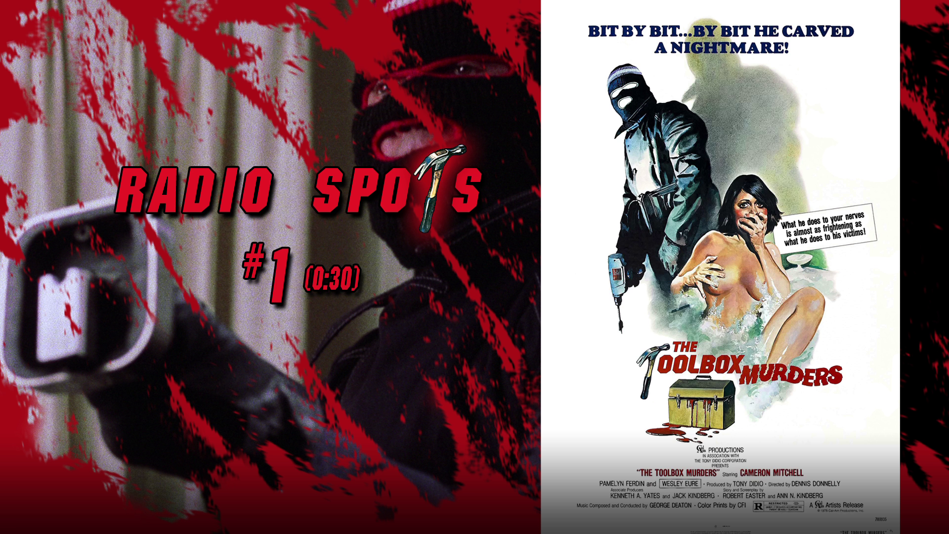 The Toolbox Murders 4K radio spots