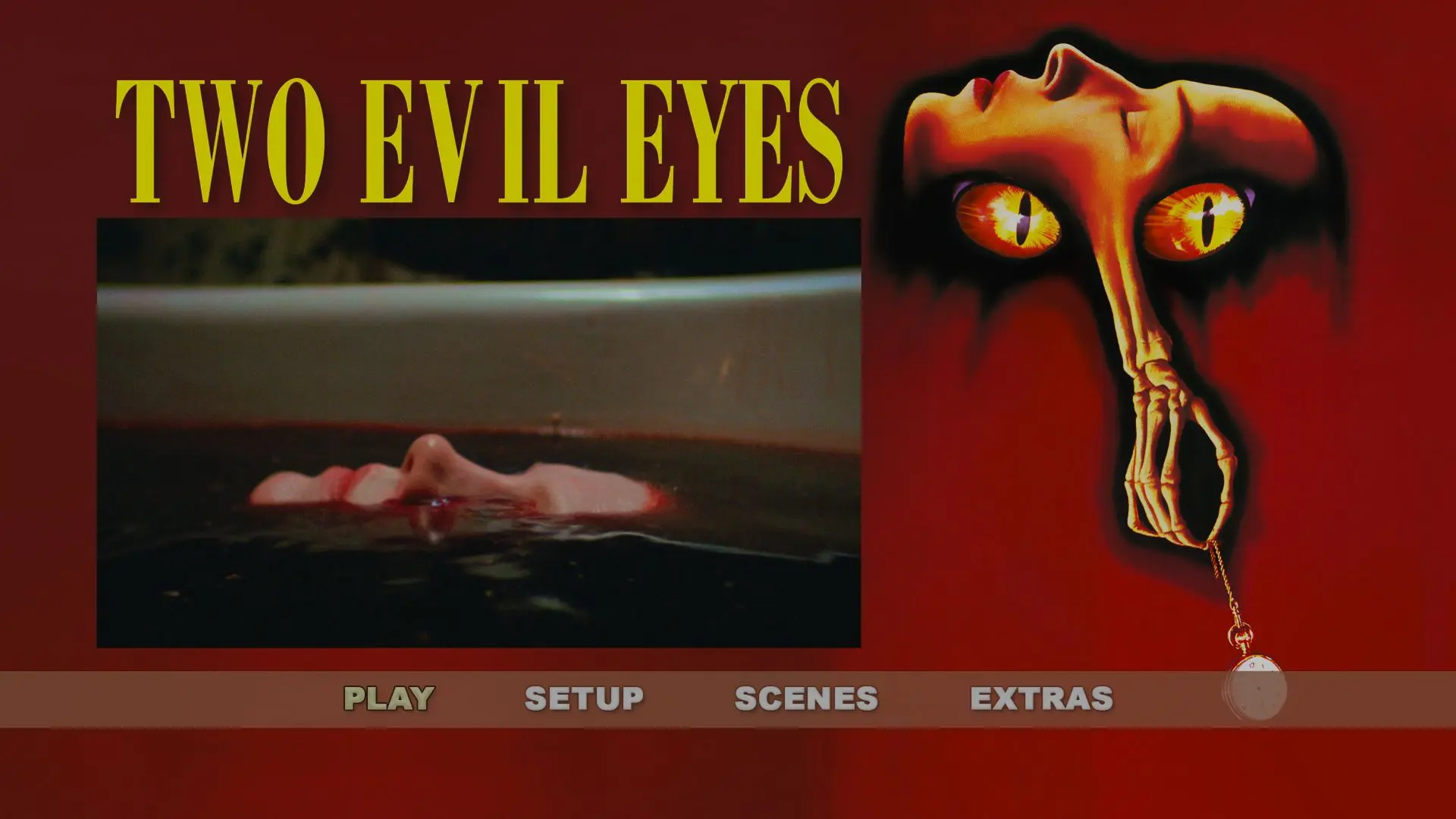 Two Evil Eyes 4K UHD Menu