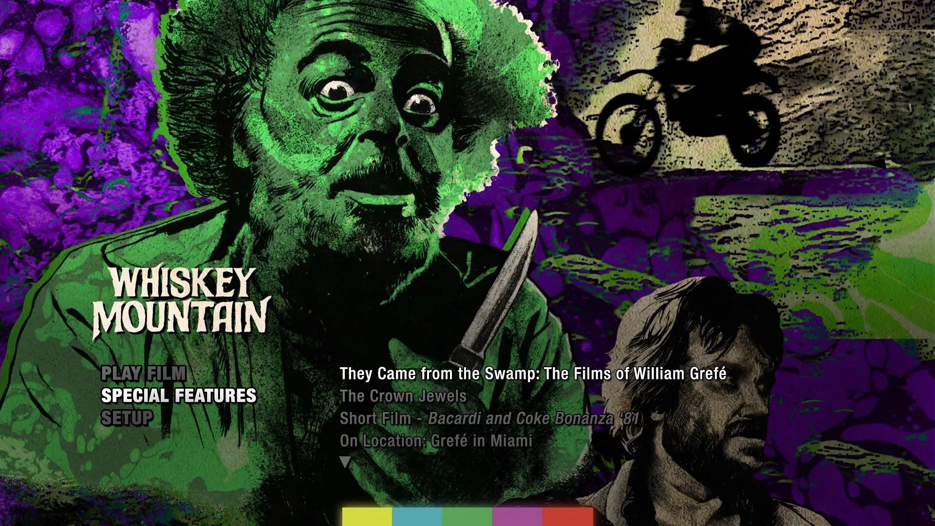 Whiskey Mountain Blu-ray Extras 1 Menu