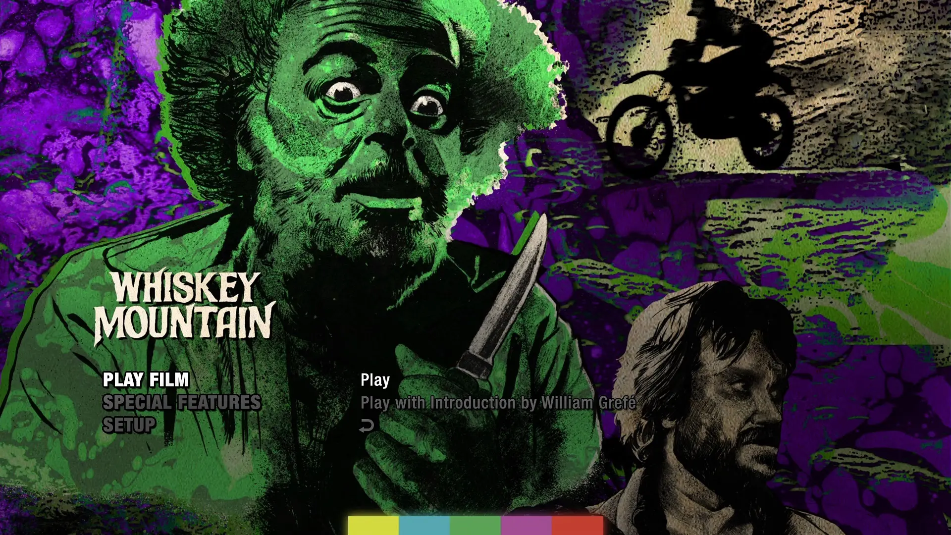 Whiskey Mountain Blu-ray Play Film Menu