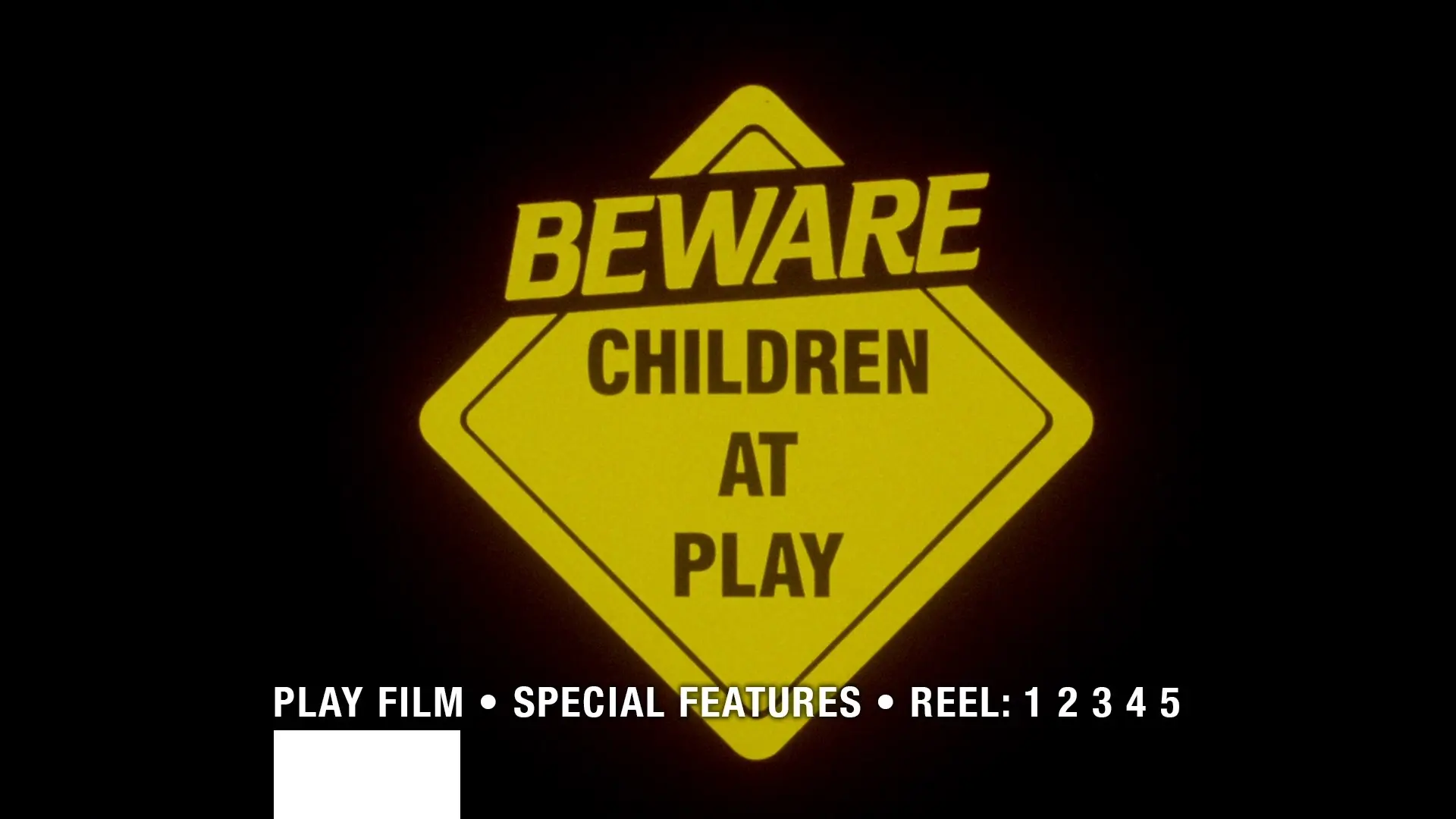 Beware! Children at Play Blu-ray menu