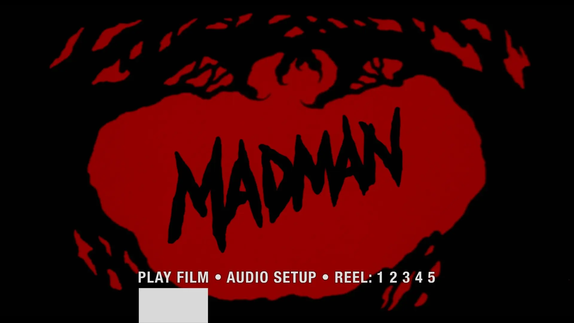 Madman 4K UHD menu