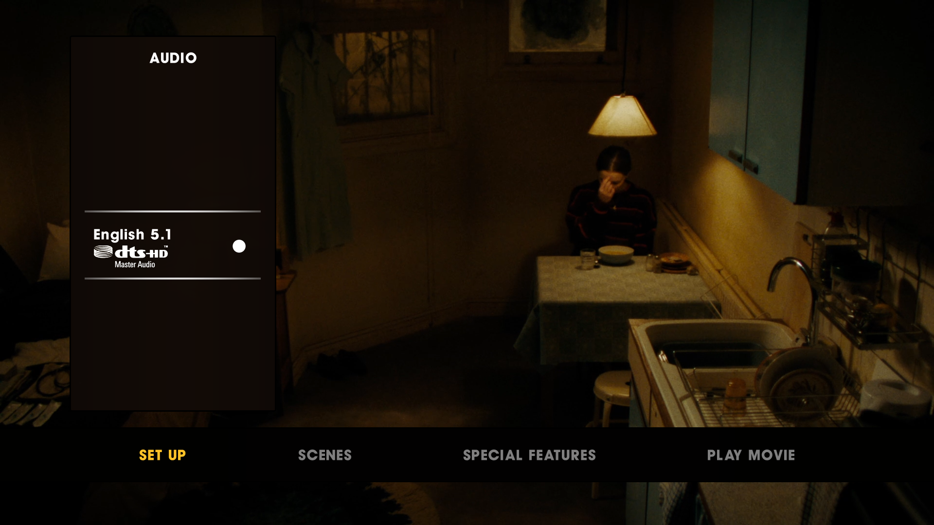 Saint Maud audio menu