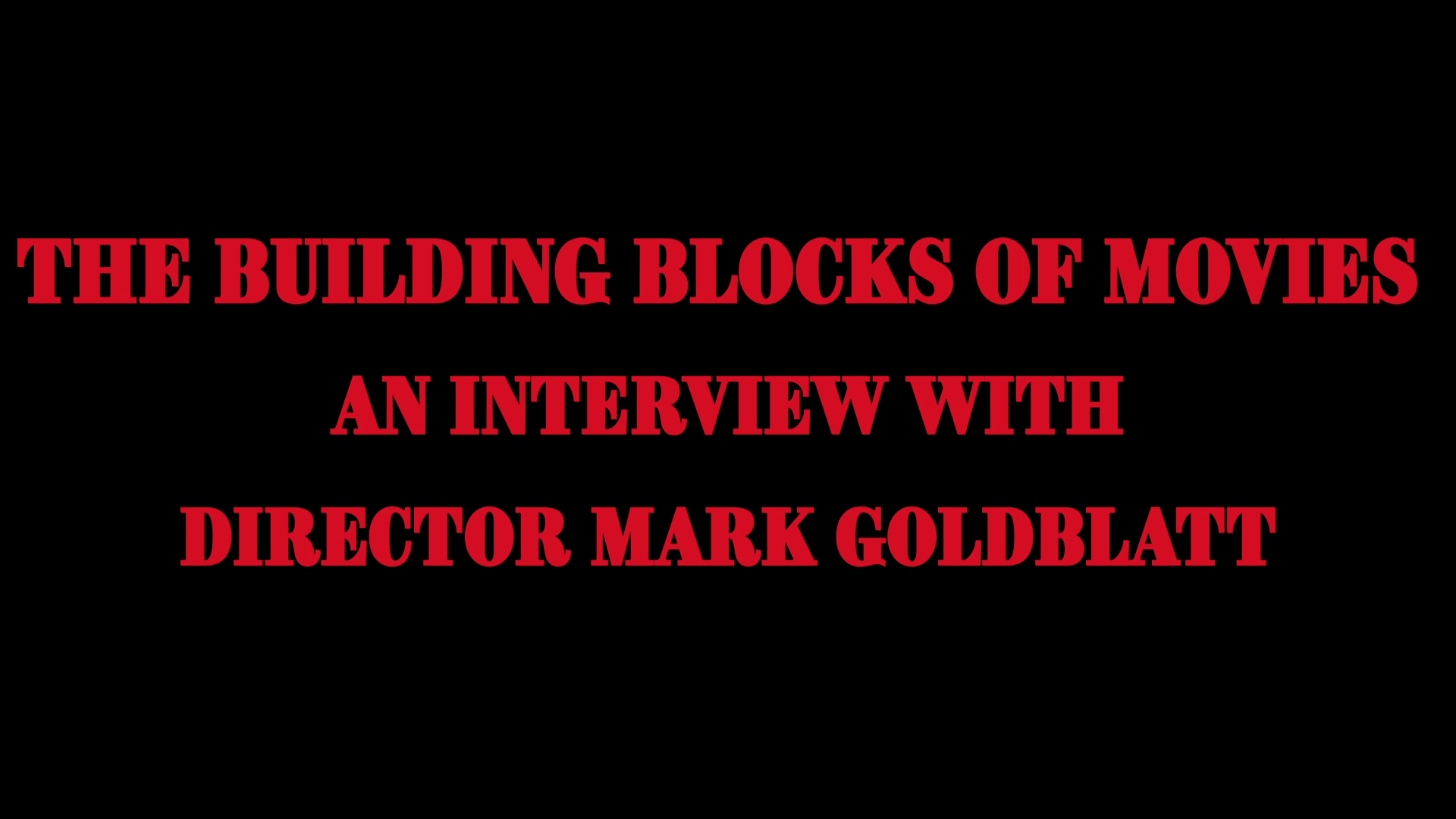 Dead Heat 4K Mark Goldblatt interview