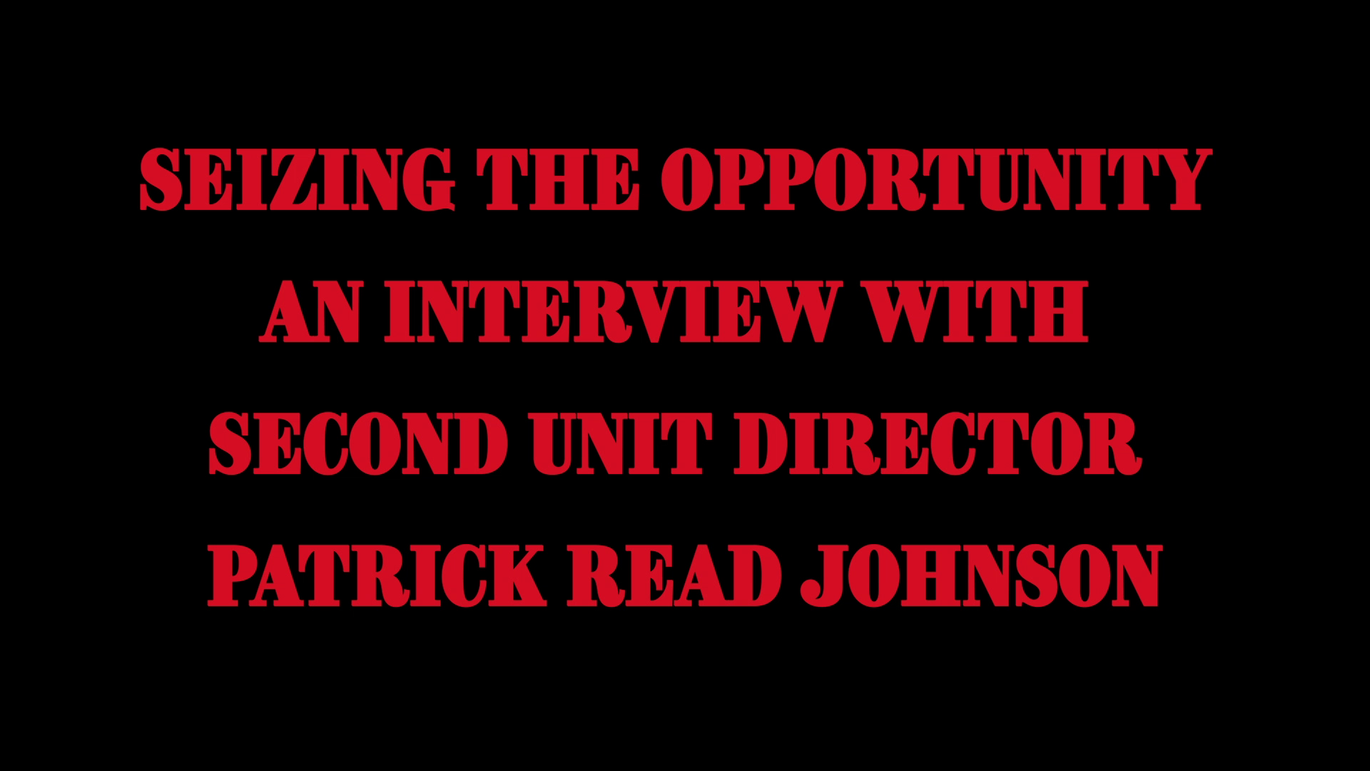 Dead Heat 4K Patrick Read Johnson interview
