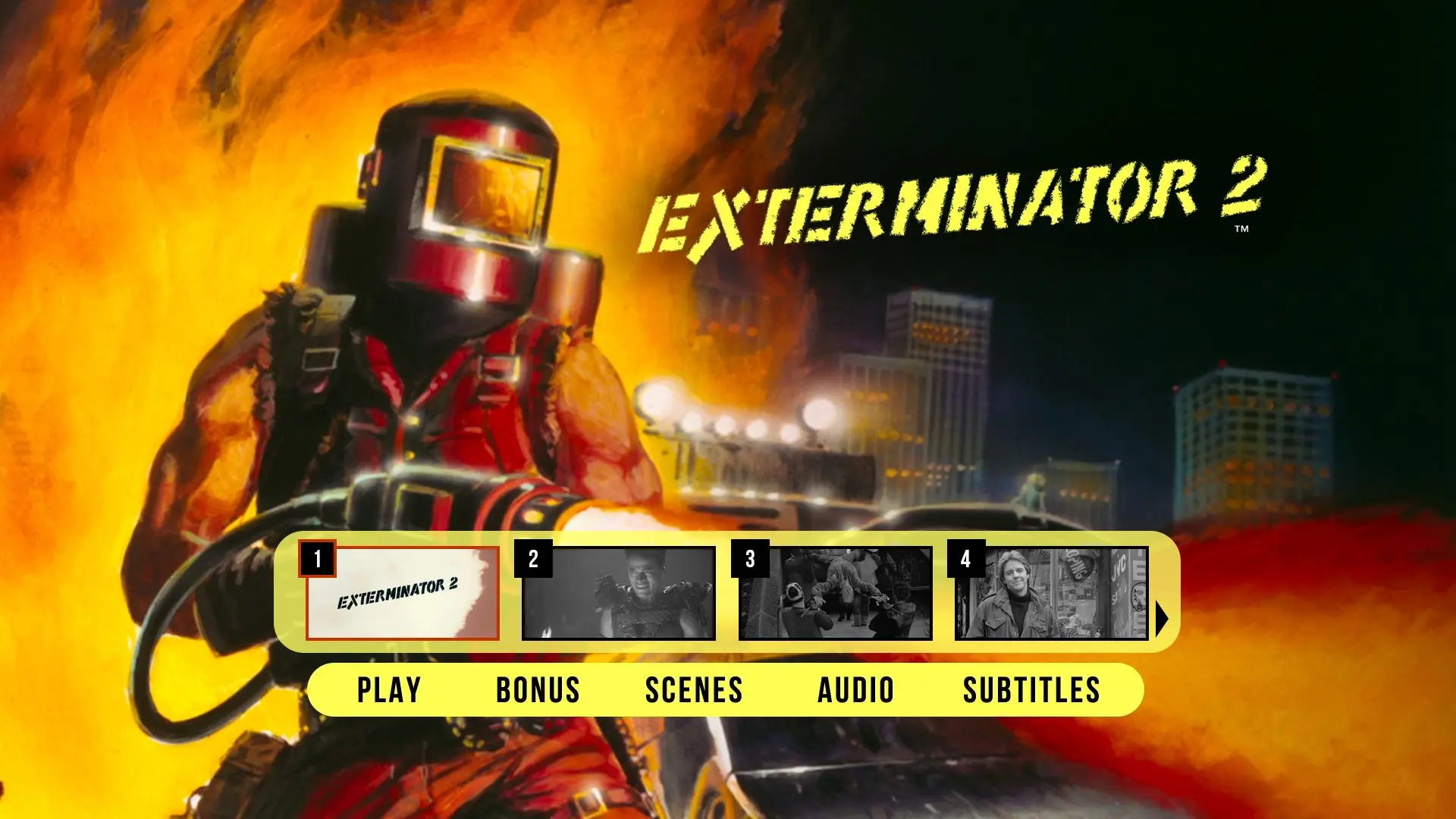 Exterminator 2 Blu-ray Scene Selection Menu