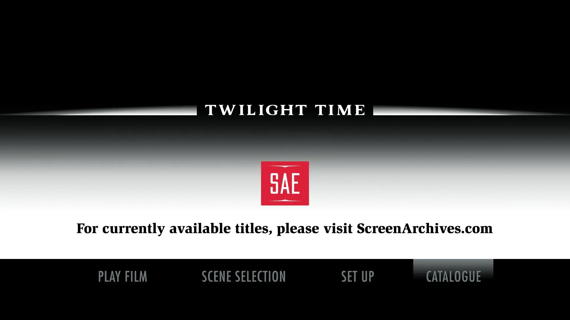 Venom Blu-ray Catalogue Menu