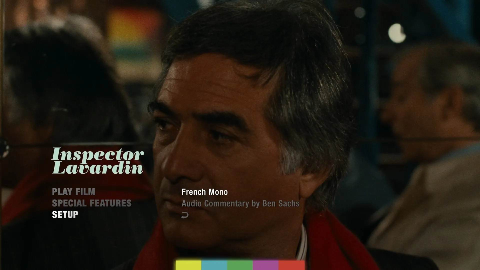 Inspector Lavardin audio menu