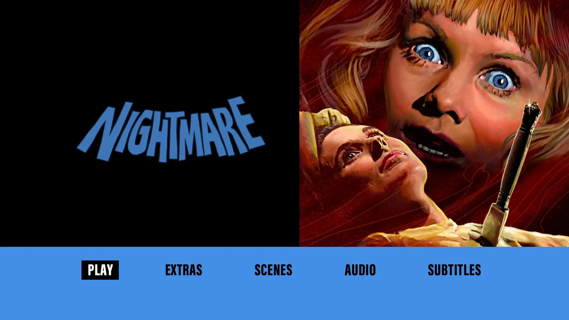 Nightmare Blu-ray menu