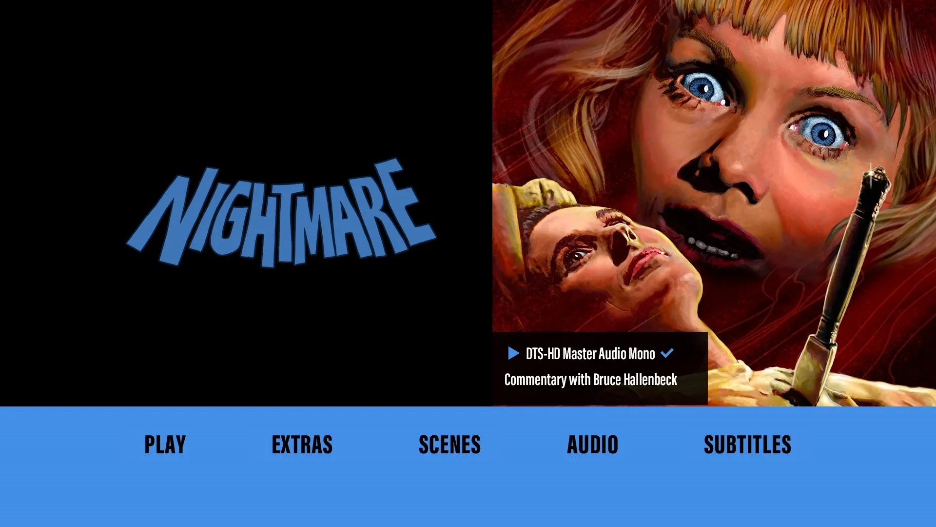 Nightmare audio menu