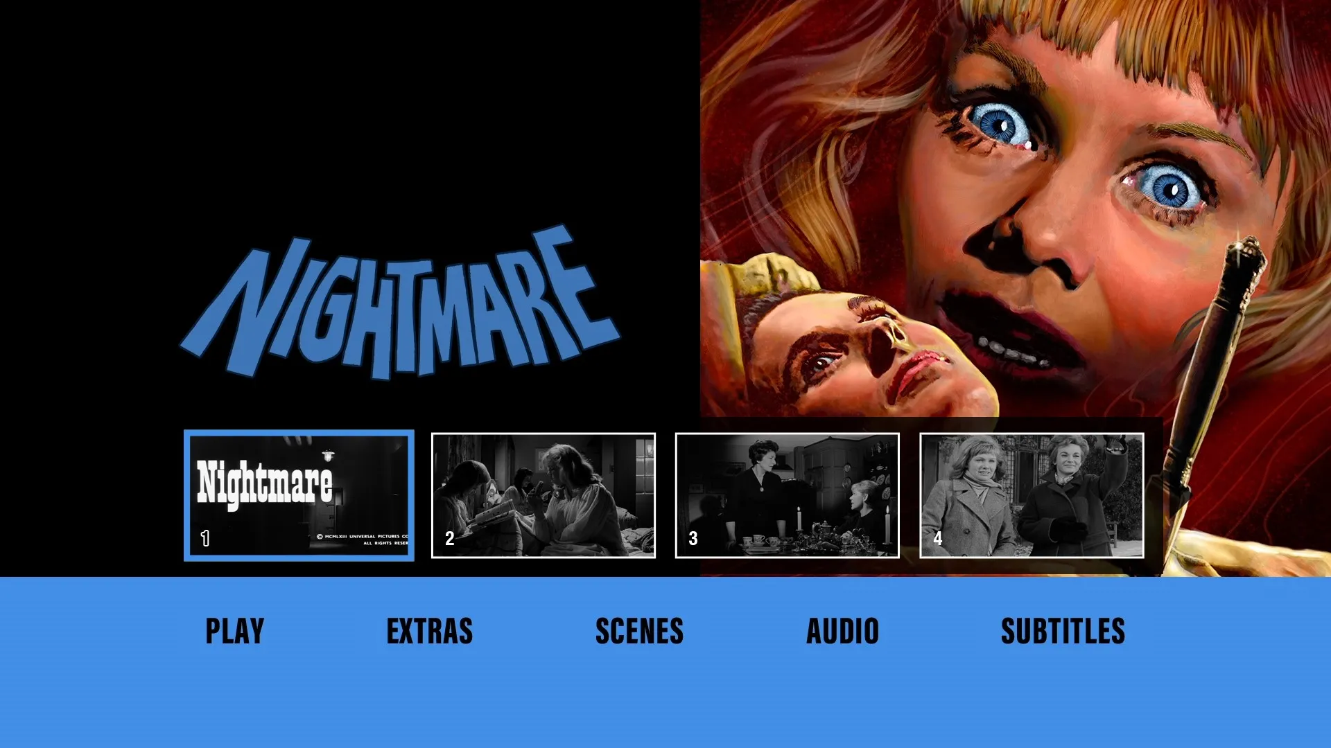 Nightmare scene select menu