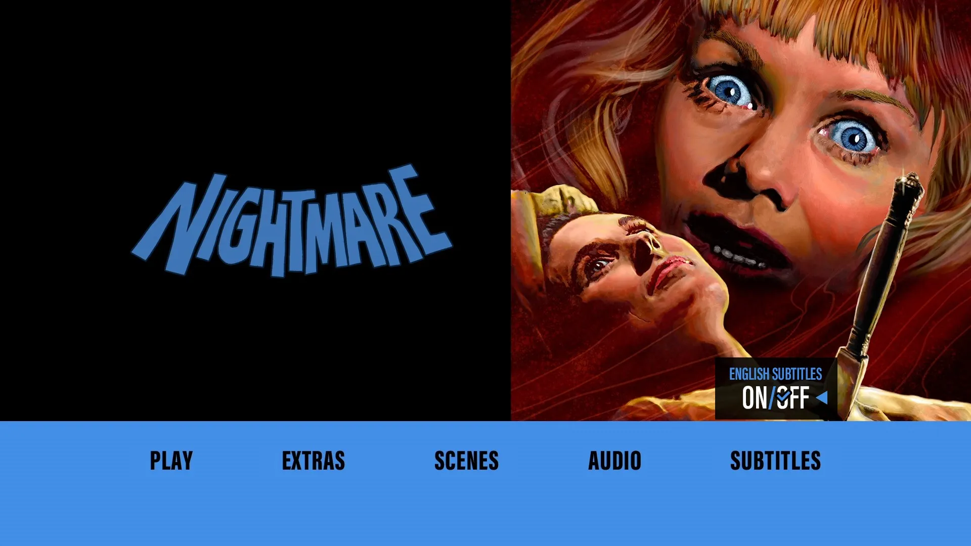 Nightmare subtitles menu