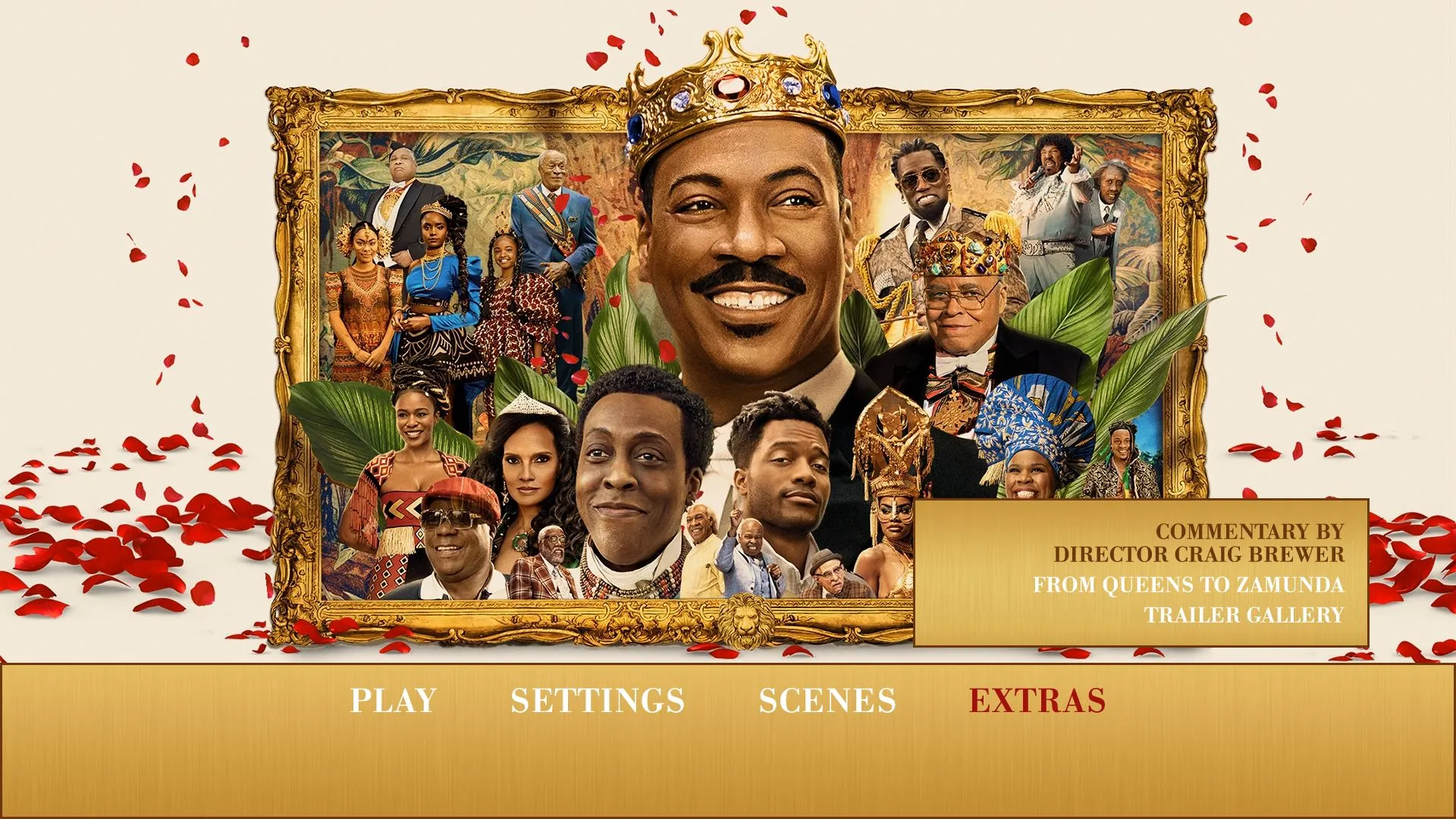 Coming 2 American Blu-ray Extras Menu