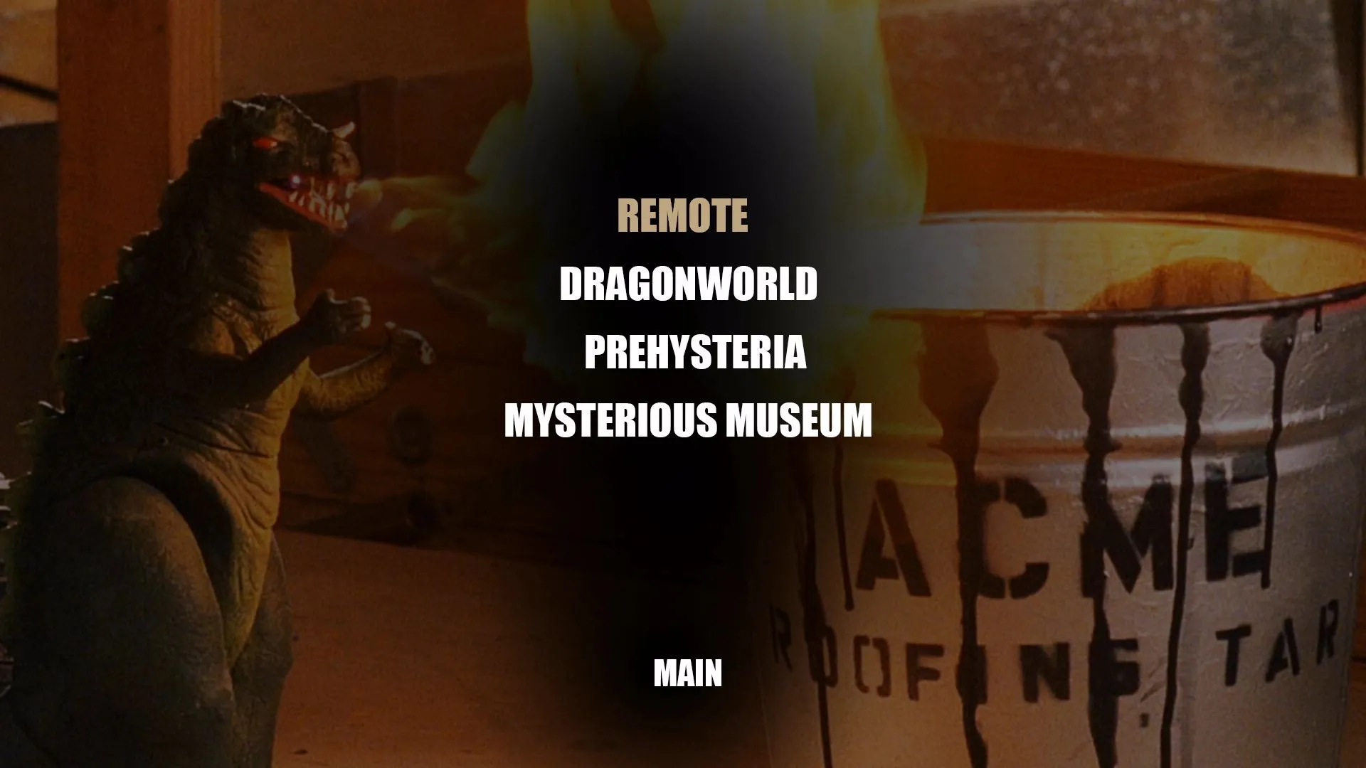 Remote Blu-ray Trailers Menu