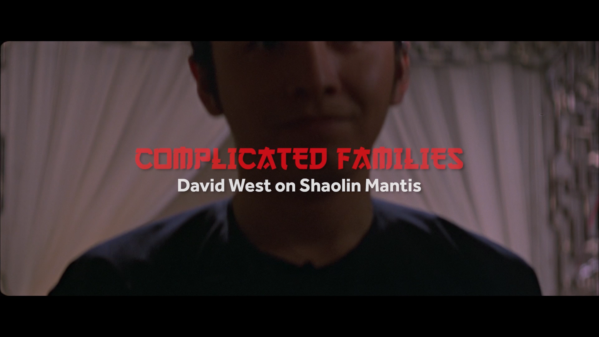 Complicated Families – David West on Shaolin Mantis