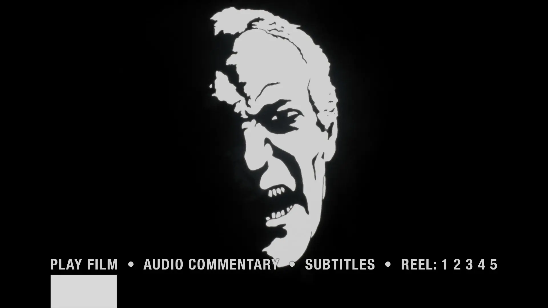 Flesheater 4K Blu-ray menu