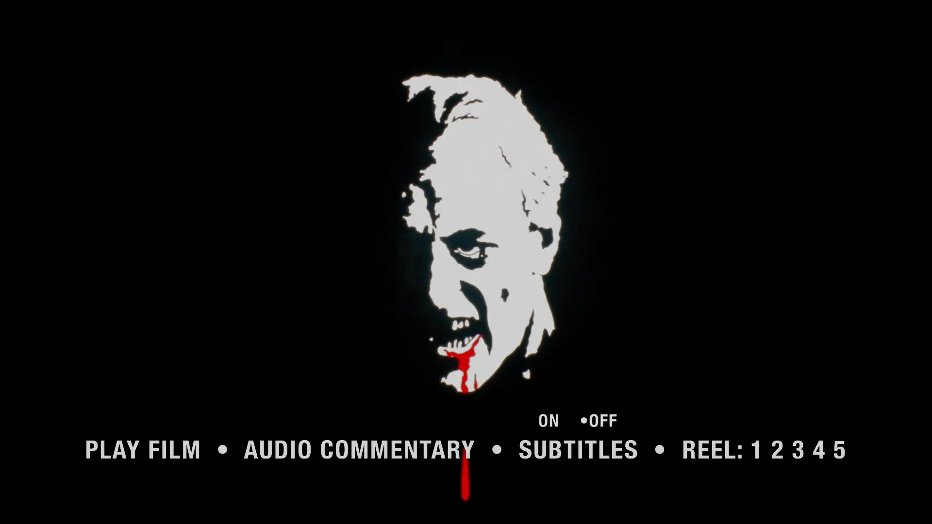 Flesheater 4K subtitles menu