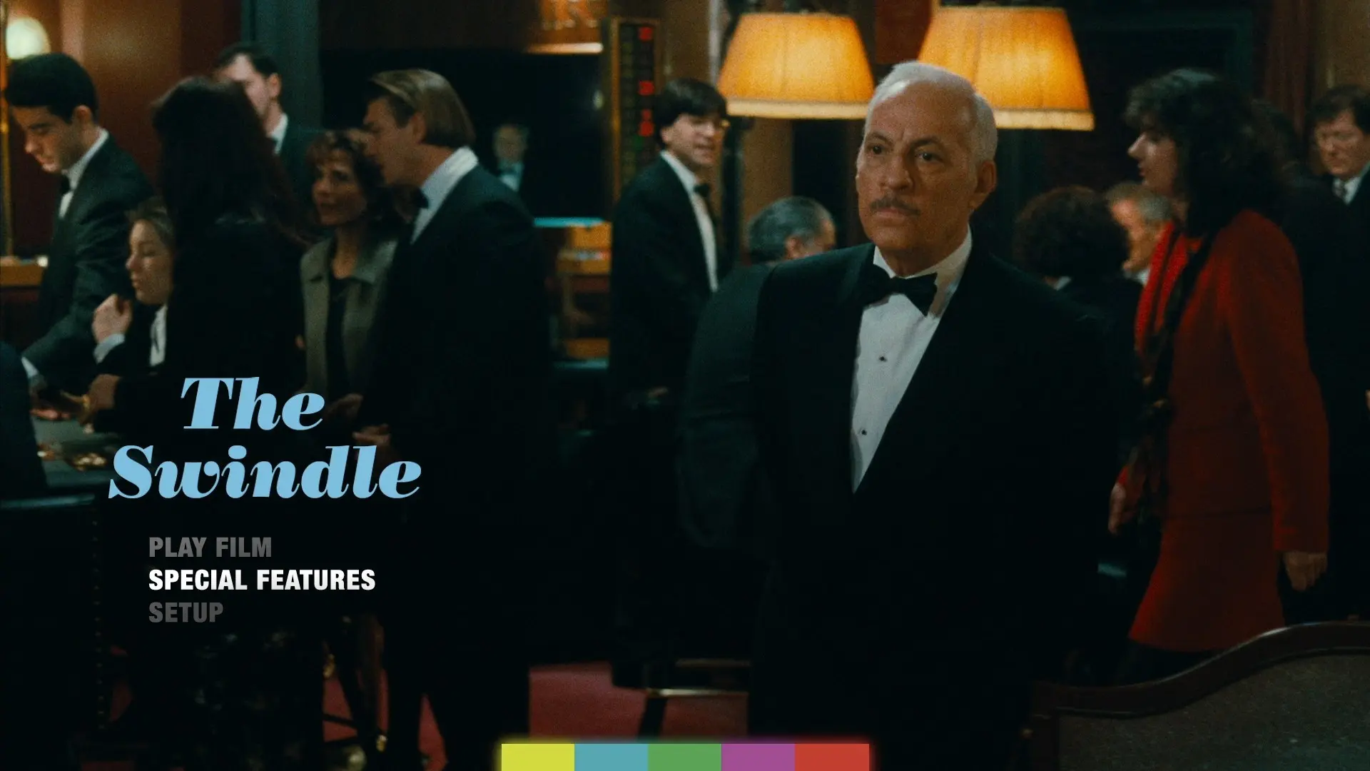 The Swindle Blu-ray menu