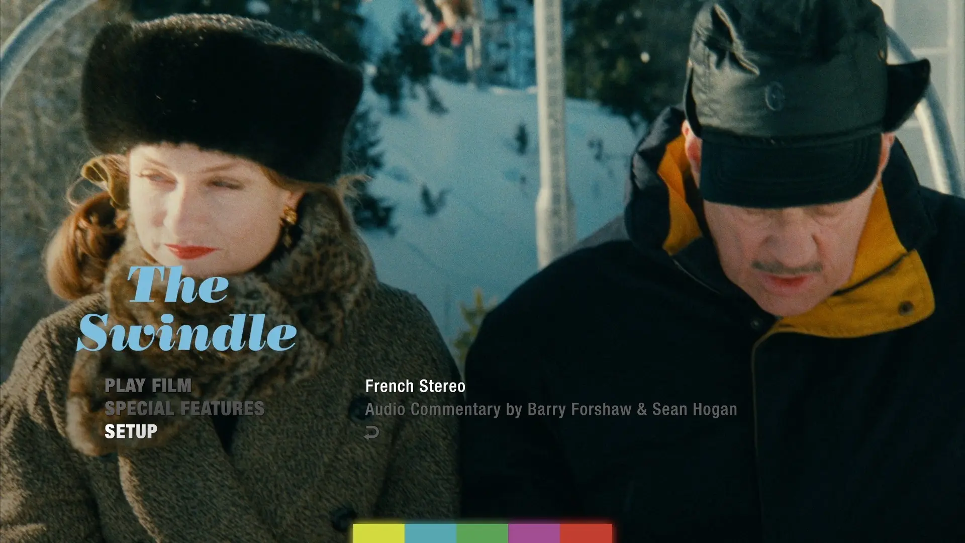 The Swindle audio menu