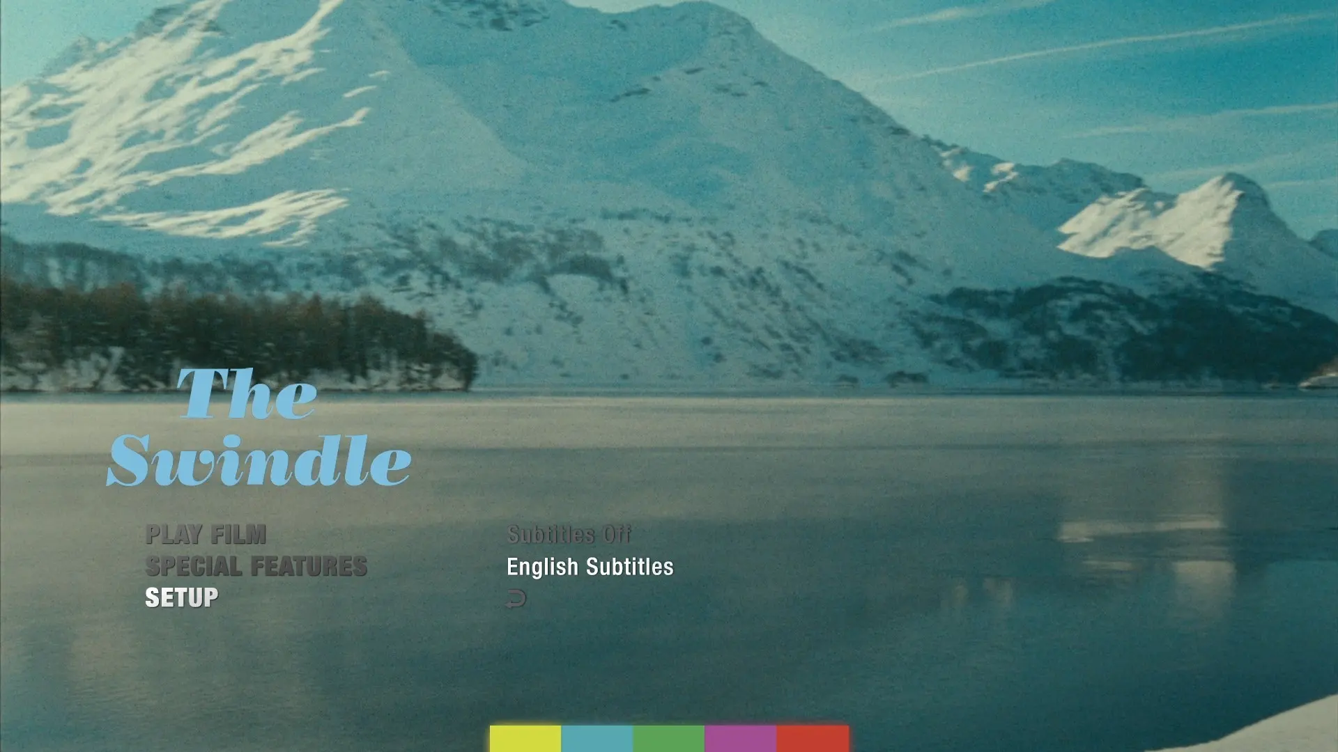 The Swindle subtitles menu
