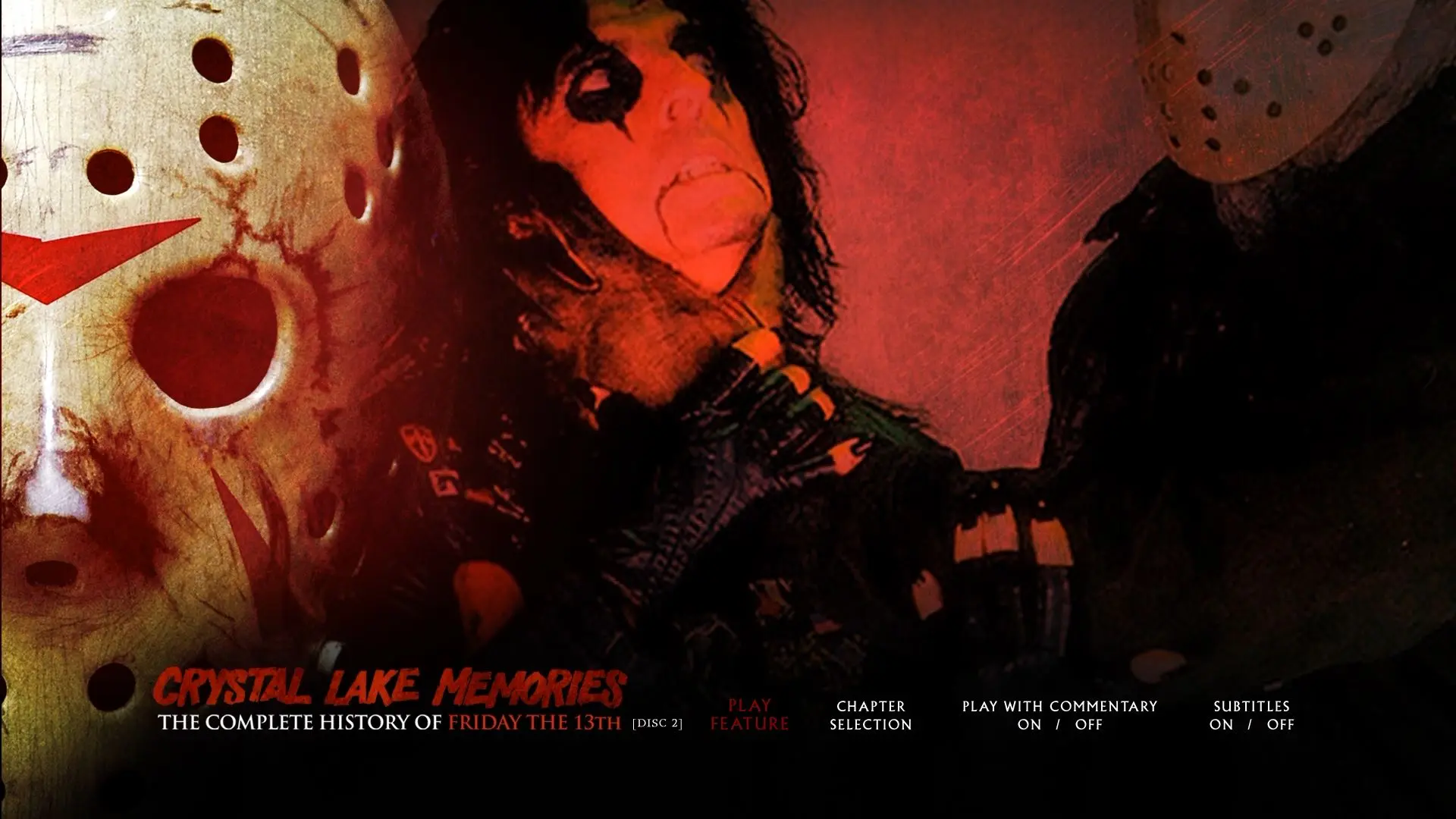 Crystal Lake Memories Blu-ray Disc 2 Menu