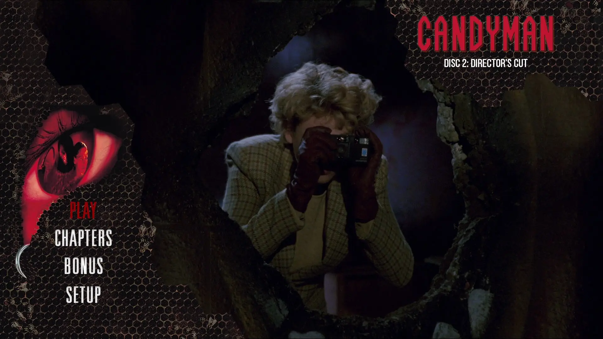 Candyman director's cut Blu-ray menu