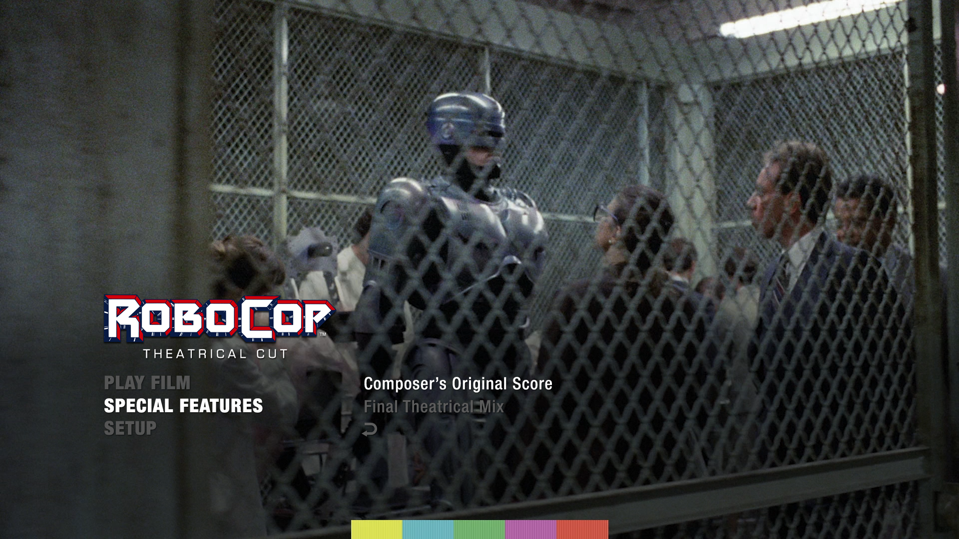 RoboCop Theatrical Cut isolated scores menu