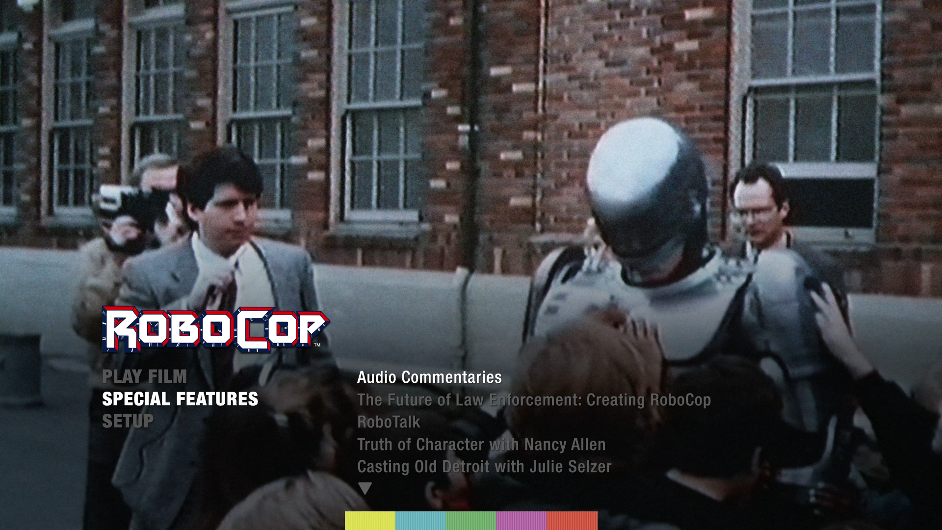 Robocop Director's Cut extras menu 1