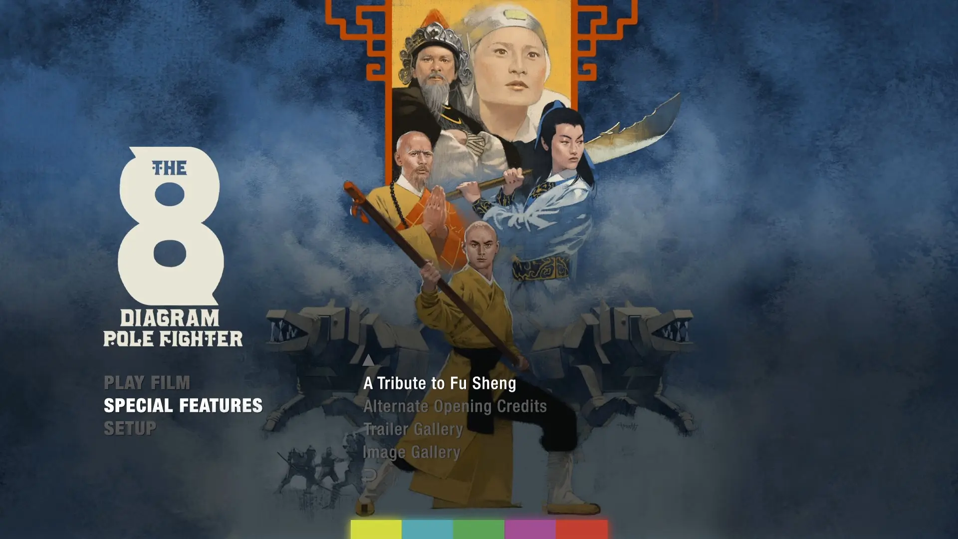 The 8 Diagram Pole Fighter extras menu 2