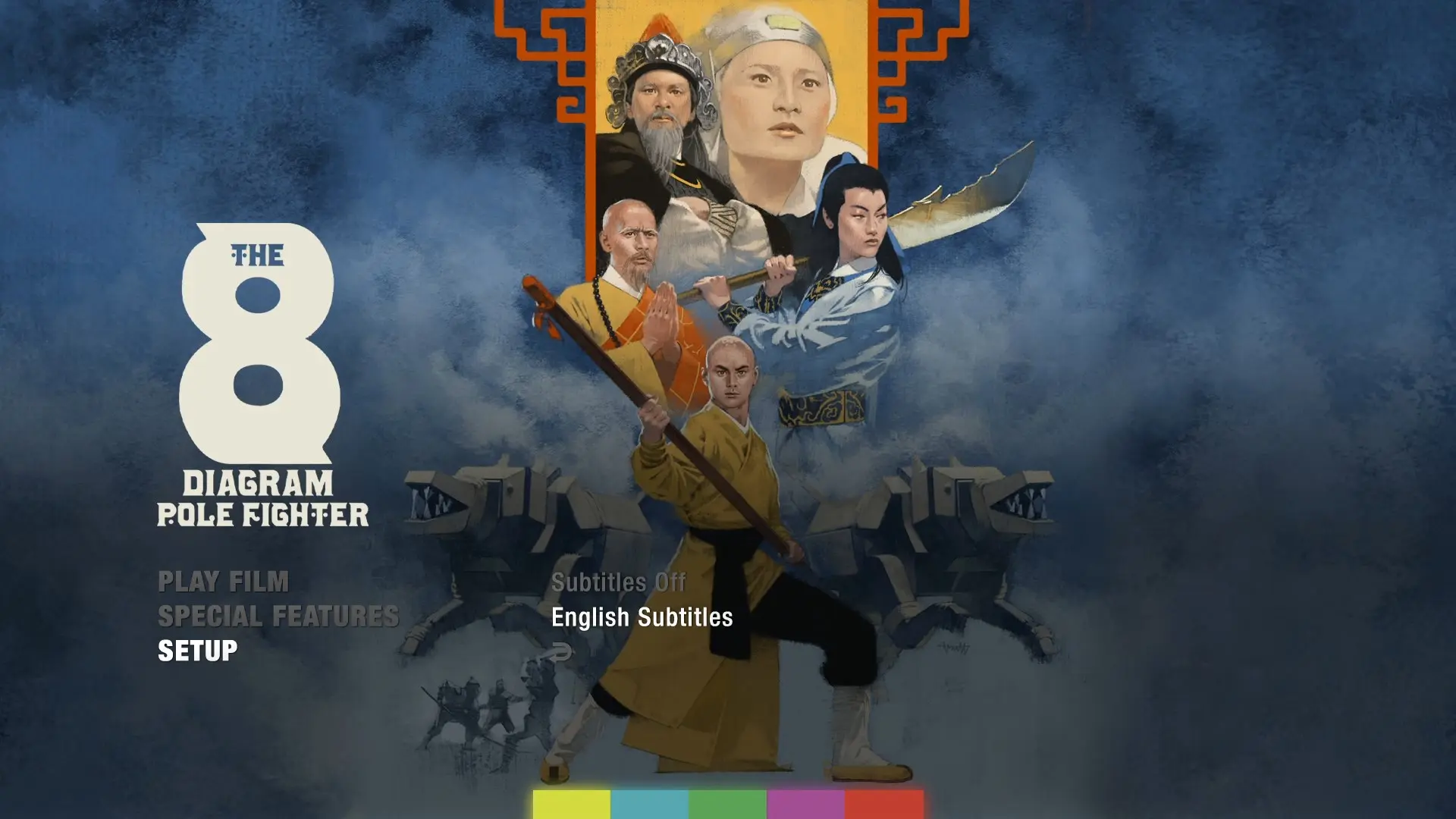 The 8 Diagram Pole Fighter subtitles meni