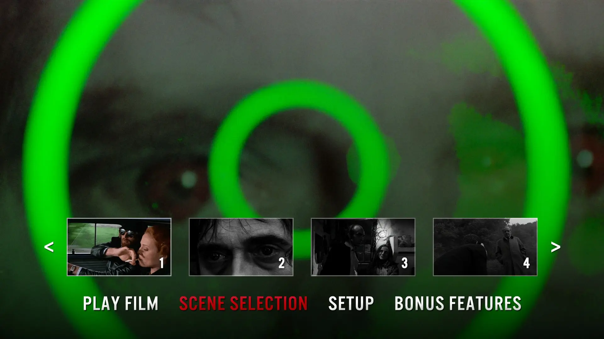 The Living Dead at Manchester Morgue scene select menu