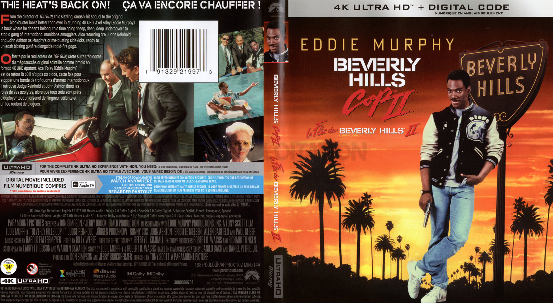 Beverly Hills Cop II 4K UHD Screenshots (Paramount Pictures ...