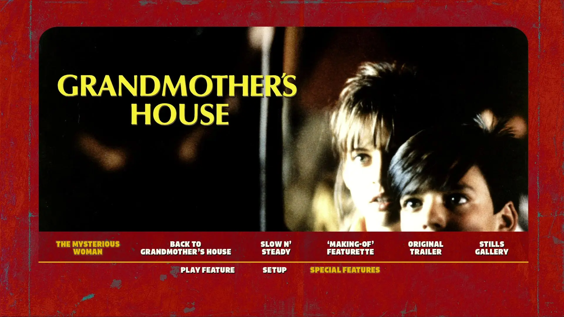 Grandmother's House Blu-ray Extras Menu