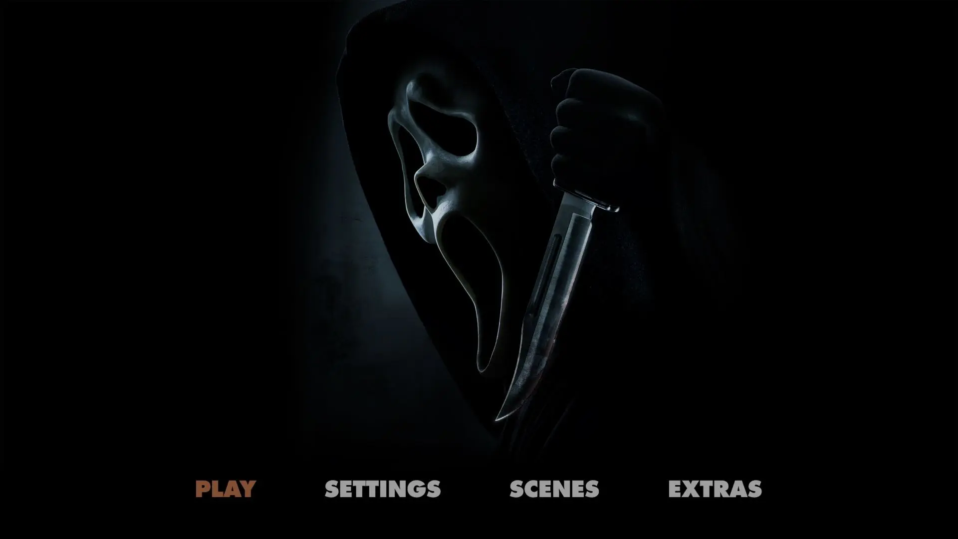 Scream UHD Menu