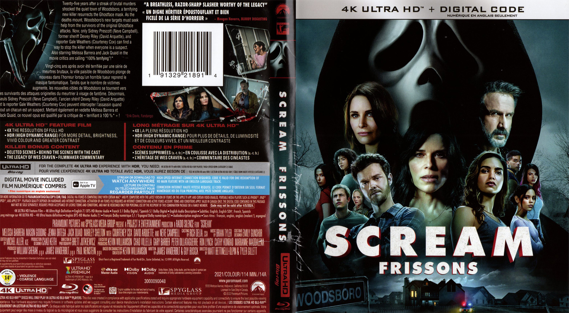 Scream (2022) 4K UHD Screenshots (Paramount Pictures) - Cultsploitation ...