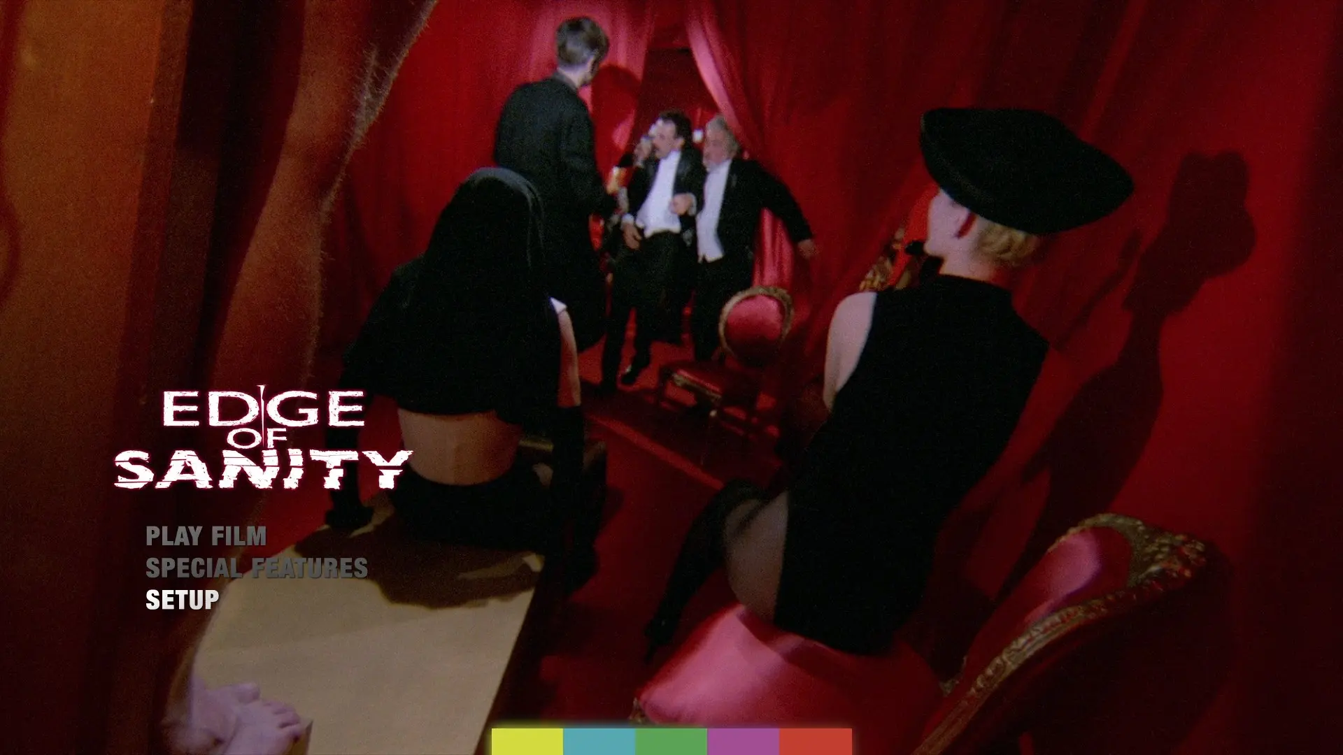 Edge of Sanity Blu-ray menu