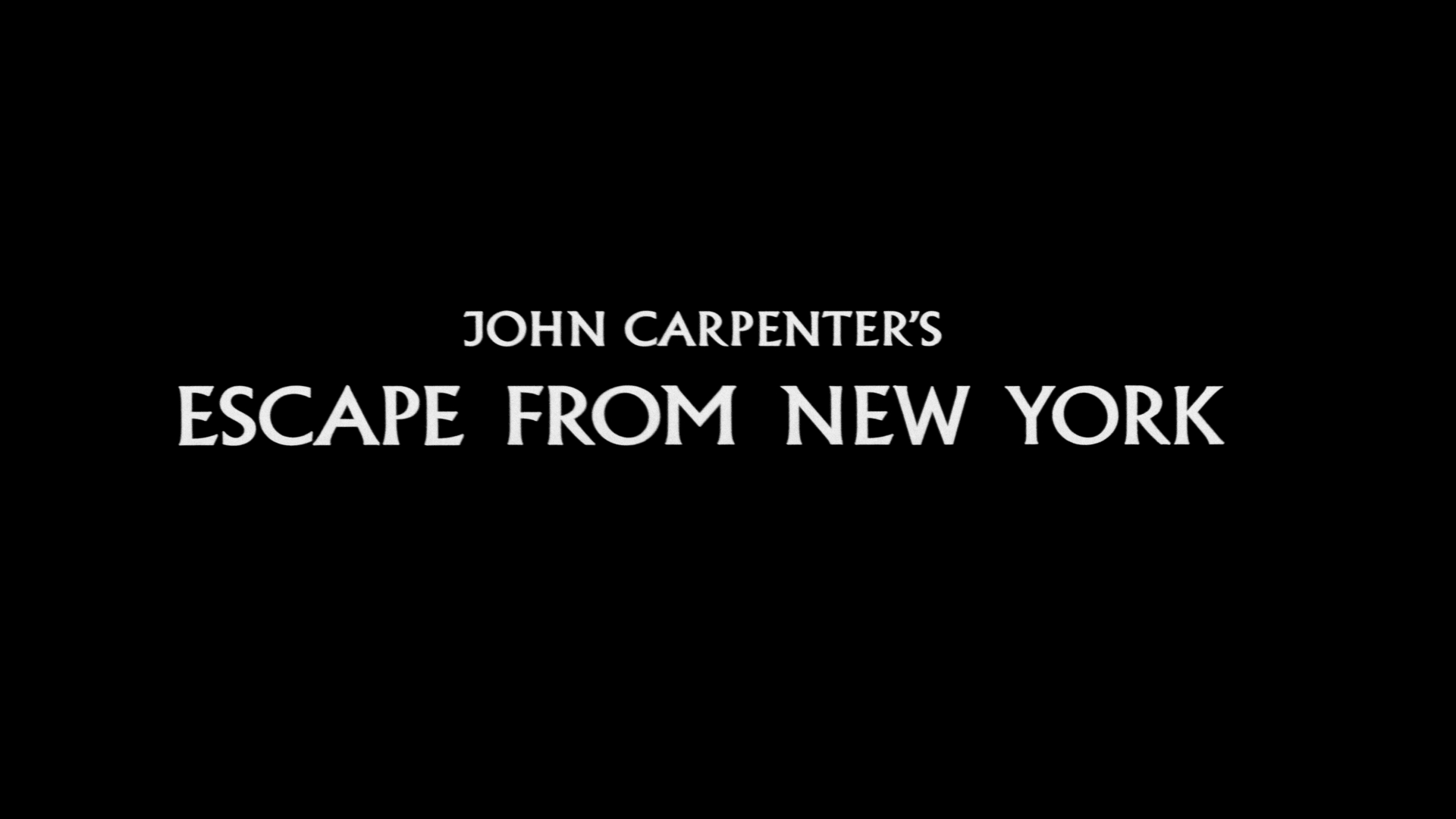 Escape from New York Blu-ray cap 1